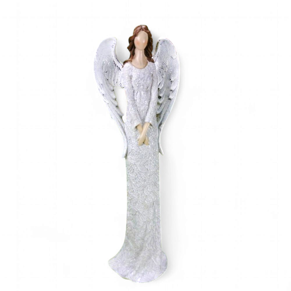 Angyali Áldás – Elegáns Szobor Összekulcsolt Kézzel (47 cm)