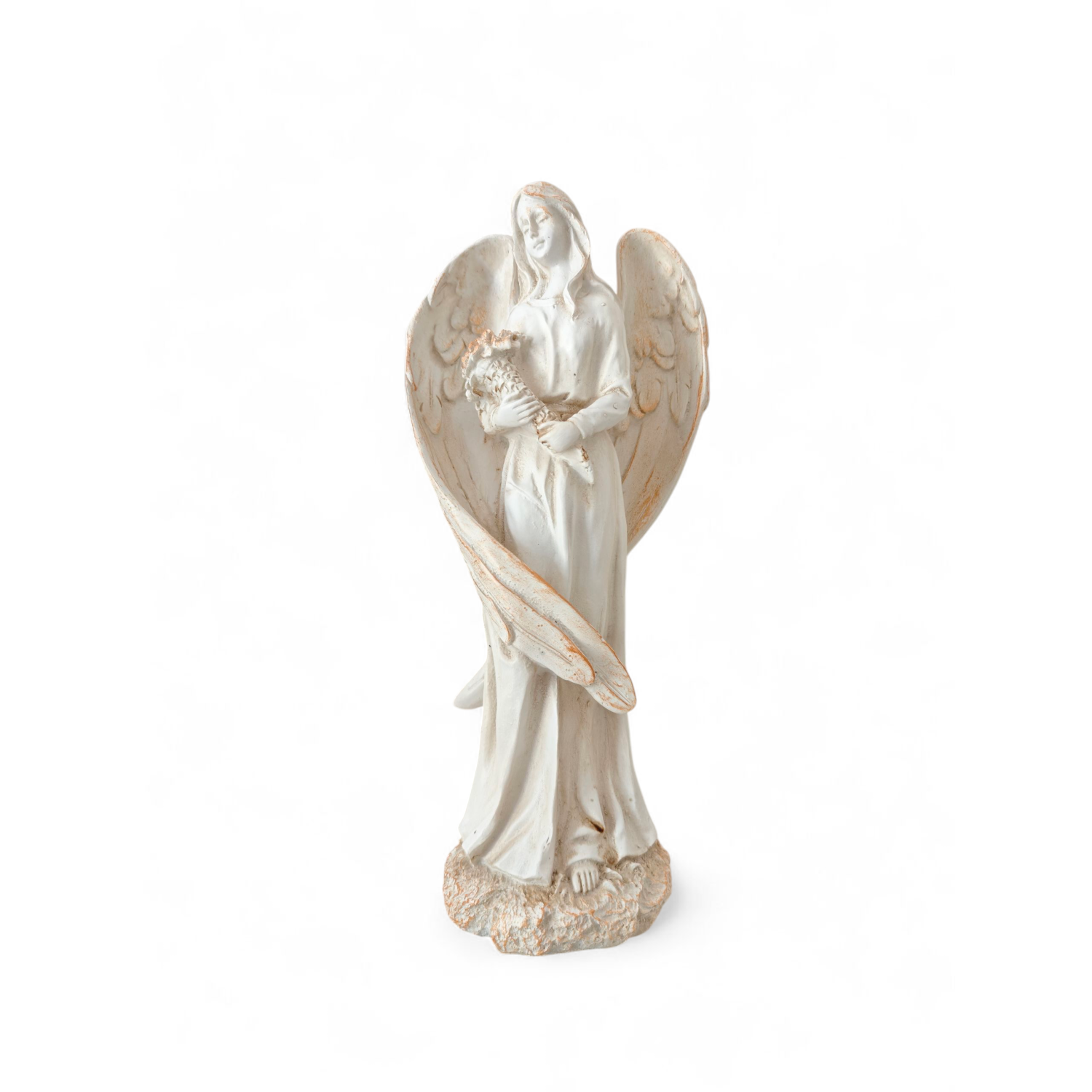 Angelo Classico – Reneszánsz stílusú angyal szobor (16x8x40 cm)
