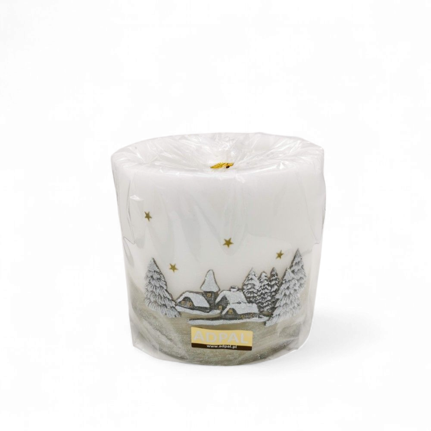 Winter Glow – Karácsonyi Mécses a Meghitt Ünnepekért (11 cm)
