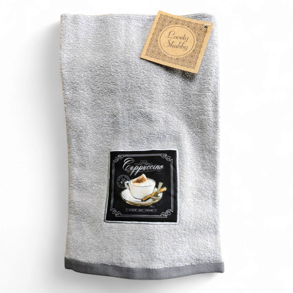 Törölköző – Krémes Cappuccino árnyalat (50x70 cm)