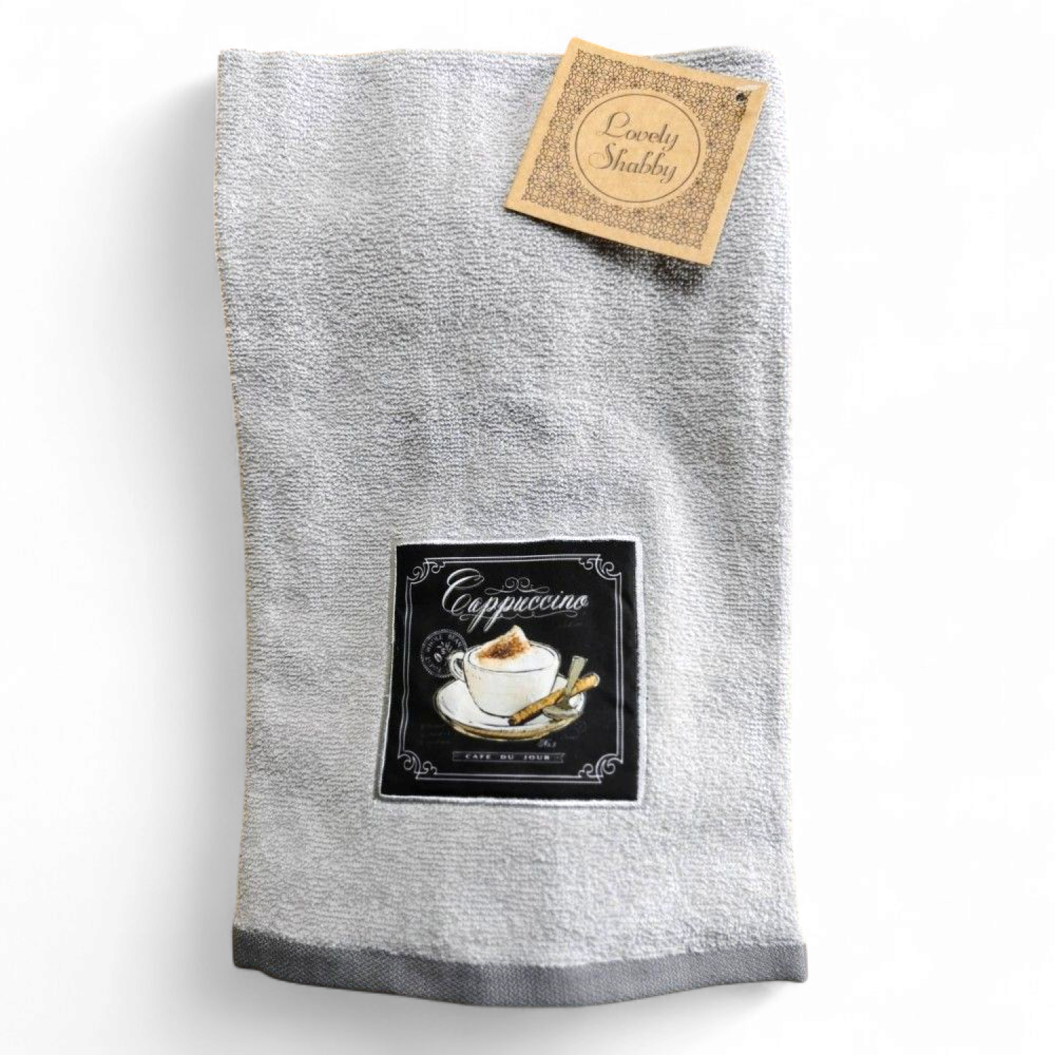 Törölköző – Krémes Cappuccino árnyalat (50x70 cm)