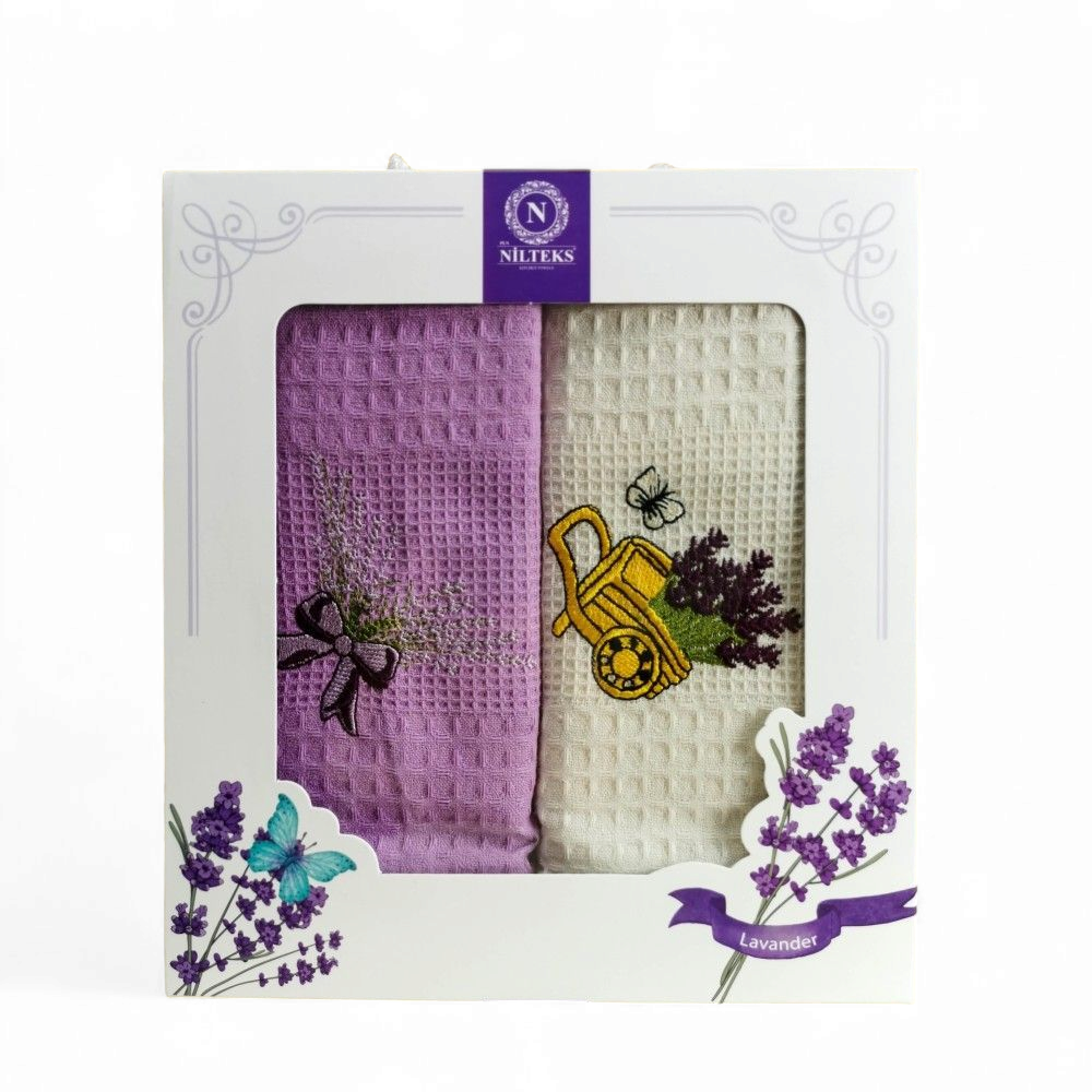 Lavanda Due – 2 részes olasz konyharuha szett díszdobozban